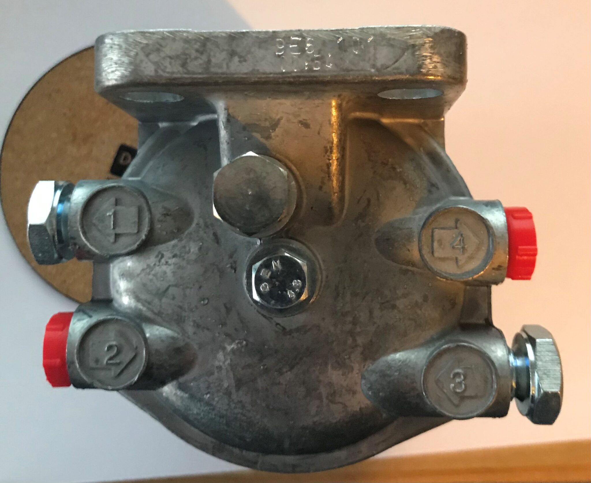 LUCAS CAV296 FUEL FILTER HEAD 1/2 UNF PORTS RD Diesels