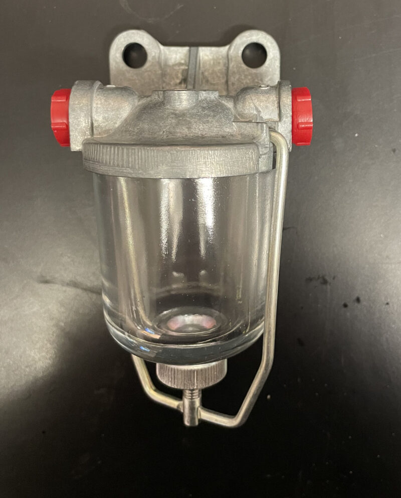 Fuel and Water Trap Glass Bowl Filter R to L Classic Car AC Delco Type