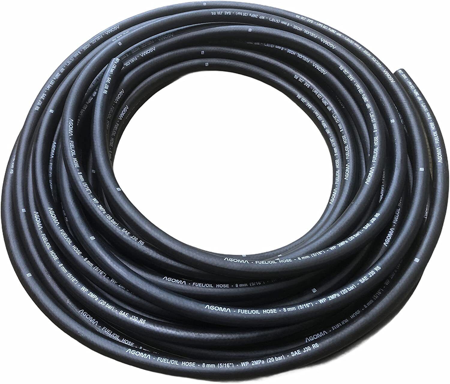 10MM FUEL HOSE SAE R6 Diesel Fuel Line Hose Unleaded Rubber Petrol Pipe