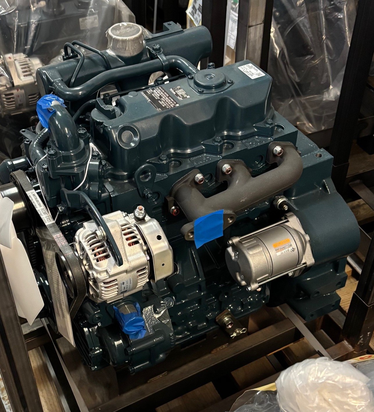 D1703 NEW KUBOTA D1703 COMPLETE ENGINE WITH SIDE PTO SUIT TEREX BOMAG ROLLER ...